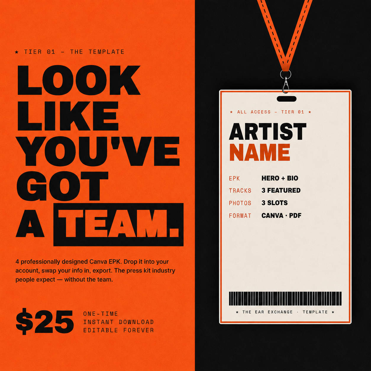 EPK Template Access — EPK Kits for independent artists